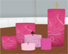 Pink Petal Candles