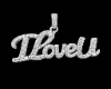 Cadena de plata i love u