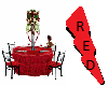 Red Ruffled Wed Table 2