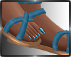 Summer Blue Sandals