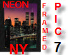 NEON PIC FRAMED NY 7