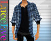 Onyx Plaid Leisure Shirt
