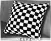 ℂℤ. Checkered Pillow