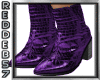 Purple SnakeSkin Boots