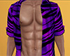 Purple Stripe Open Shirt 2 (M)
