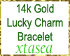 14k Lucky Charm Bracelet