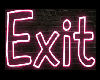 Neon Exit Sign