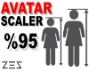 %95 Avatar Scaler