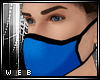 |W| Blue Knit Mask M