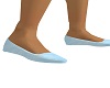 Kids Blue Easter Flats