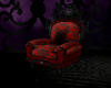 BlackRed Cuddle Chair