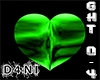 Green Broken Heart