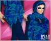 24:Muslimah Blue Dress