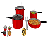 Red cookware Set