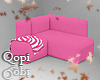 Pink Corner Couch