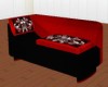 Red/Black Slink Sofa