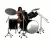 Black&steal drum kit