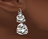 2 Diamond Drop Earrings
