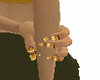 fingernails enamel gold