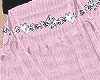 X. pink skirt