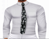 Shirt And Skul Tie M