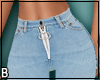 Jeans Faded Zipper