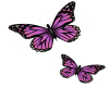 Purple Wall Butterflies