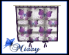 Purple Butterfly Curtain