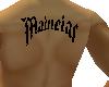 (dav)Mainiac back tattoo
