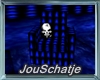 JS Blue Skull Chair