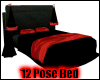 Black & Red Bed 12 Poses