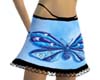 Blue Butterfly Miniskirt