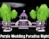 Purple wedding pavilon