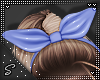 !S Cute Hair Bow Blue 2