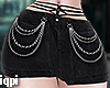Chained Mini Skirt