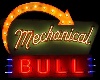 Neon Bull Ride Sign