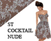 ST COCKTAIL DRESS NUDE
