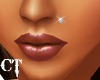 {CT}Diamond Lip Piercing