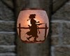 COWGIRL WALL LIGHT