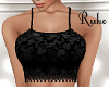 [rk2]Lace Cami Top BK