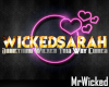 WickedSarah Custom Sign