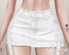 S. Skirt Jeans White