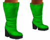 Green Tall Boots