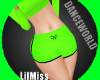 LilMiss Lime Green Short