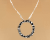 Platinum Circle Necklace