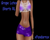 Grape Latex Shorts RL