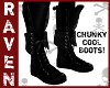 CHUNKY COOL BLACK BOOTS!