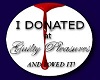 GP Donation Sticker