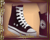 [S] Black Canvas Shoe