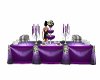 modern purple buffet